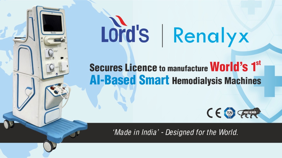 Lords Mark’s Renalyx Achieves Certification for World’s First AI-Pushed Good HemoDialysis Machines