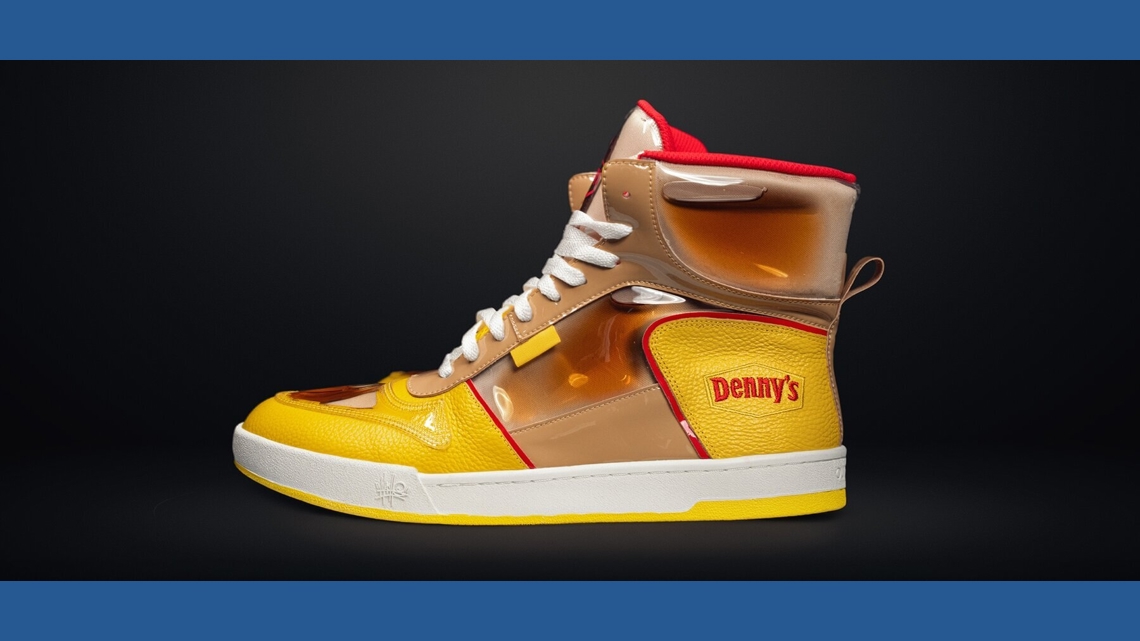 Syrup-Infused Sneakers Unveiled by Denny’s for Nationwide Maple Syrup Day