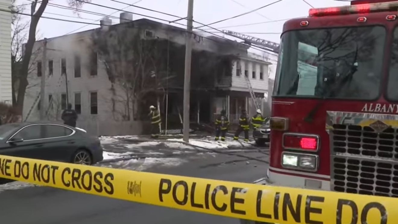 Intense Blaze Engulfs Western Avenue as Firefighters Respond