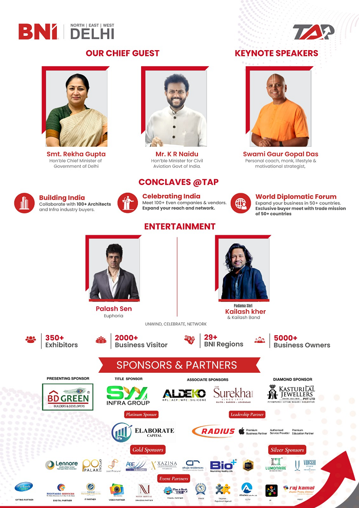 BNI New Delhi Prepares for Its Biggest Business Networking Event Yet