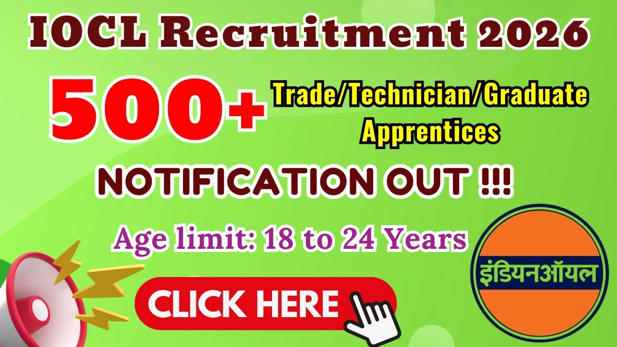 IOCL 2025 Recruitment: Apply On-line for 509 Apprentices Positions