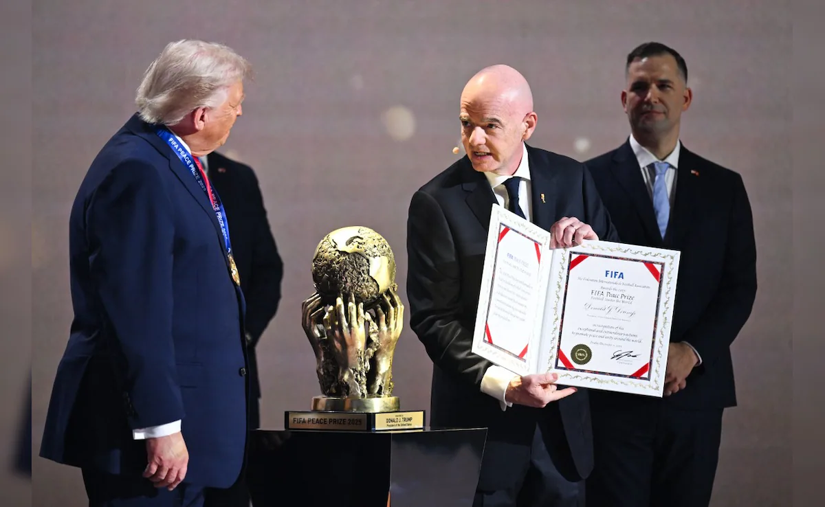 Donald Trump Receives FIFA Peace Prize at World Cup Draw Ceremony