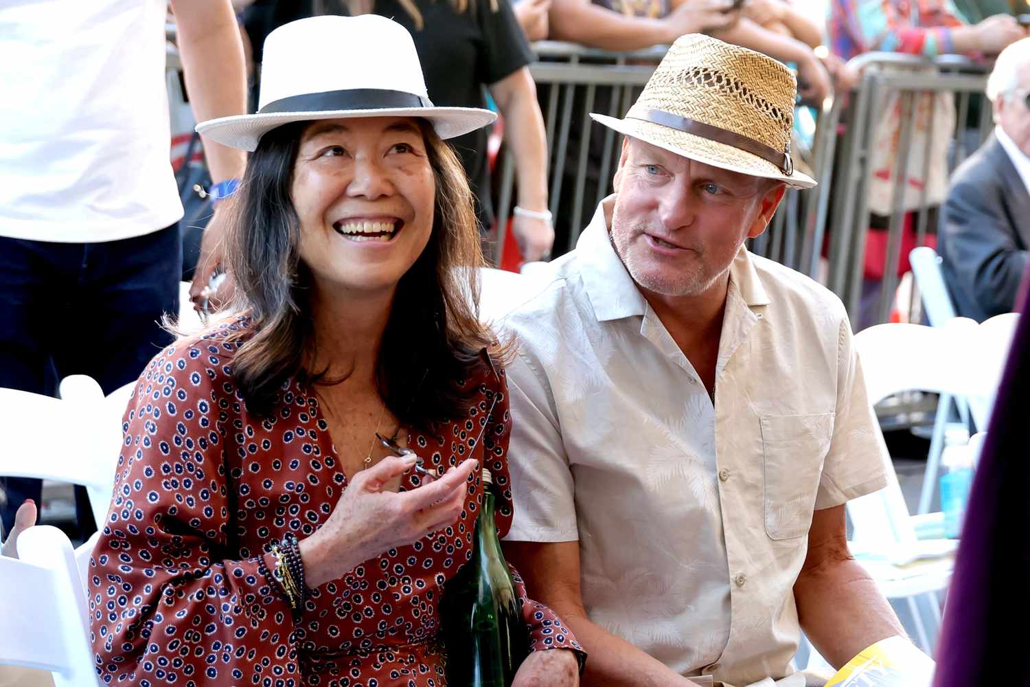 Woody Harrelson and Laura Louie Share a Uncommon Public Outing