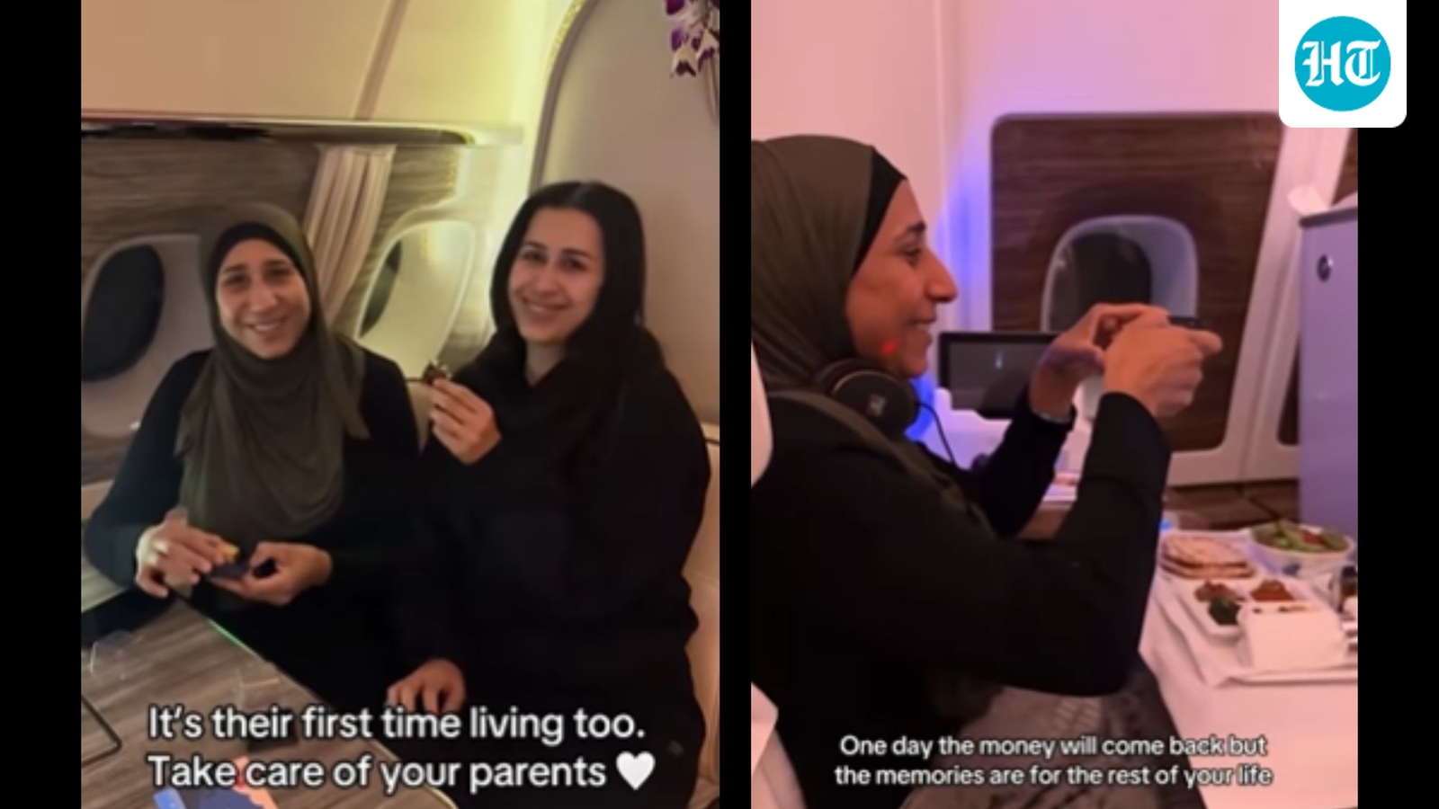Dubai Daughter Gifts Mother Emirates Business Class Experience of a Lifetime