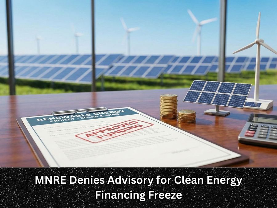 MNRE Rejects Advisory to Halt Clean Energy Financing