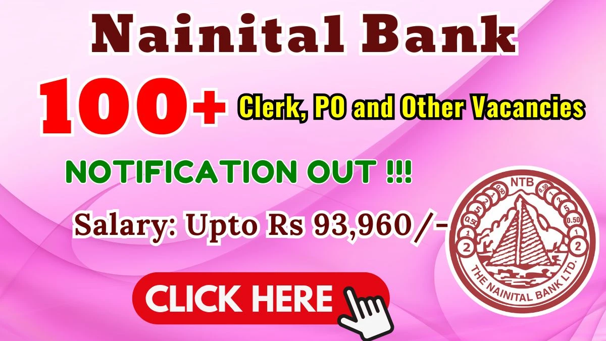 Nainital Financial institution 2025 Recruitment: Apply On-line for 185 Clerk, PO, and Different Positions