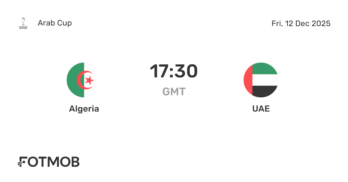 Algeria vs UAE: Stay Rating, Lineups, and Head-to-Head Evaluation