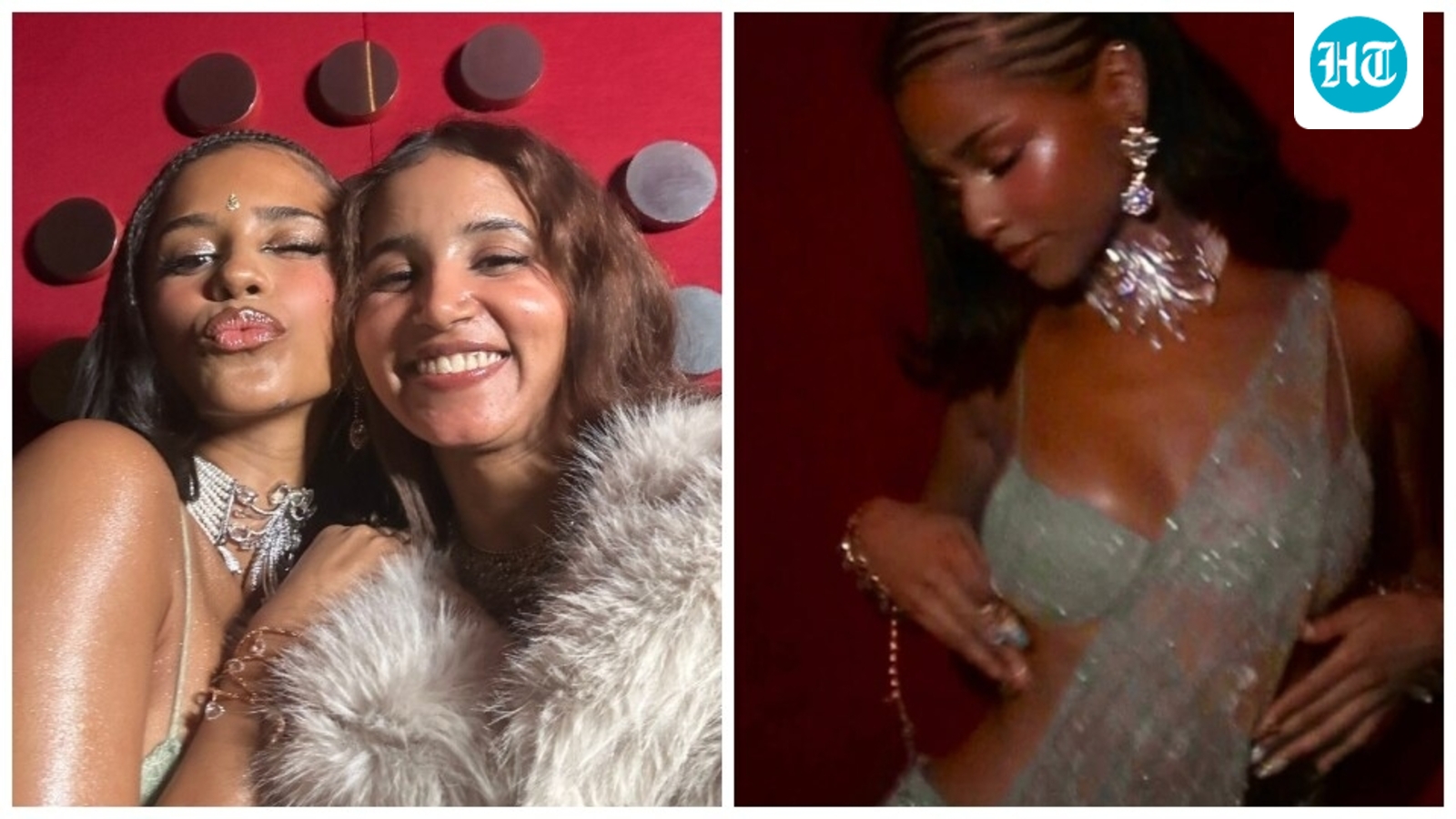 Tyla Dazzles in Hand-Stitched Saree by Twin Nancy Tyagi All through India Go to