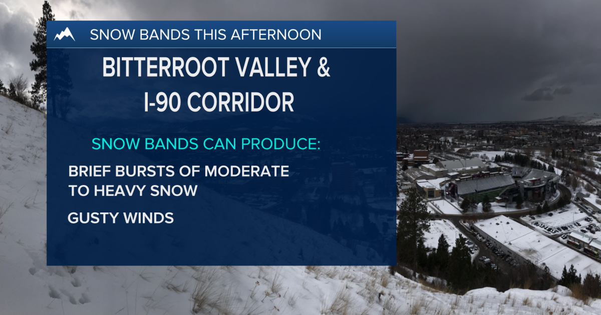 Afternoon Snow Band Formation Likely