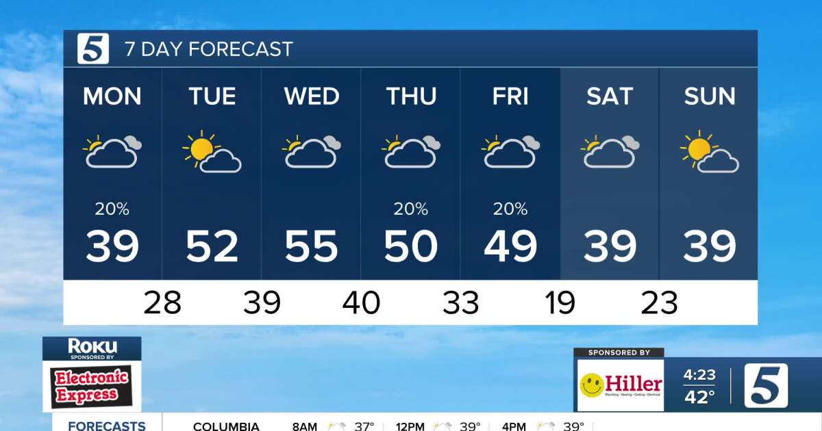 December 8, 2025: Overcast and Chilly