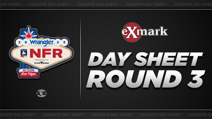 2025 NFR Daysheet: ExMark Round 3 Highlights